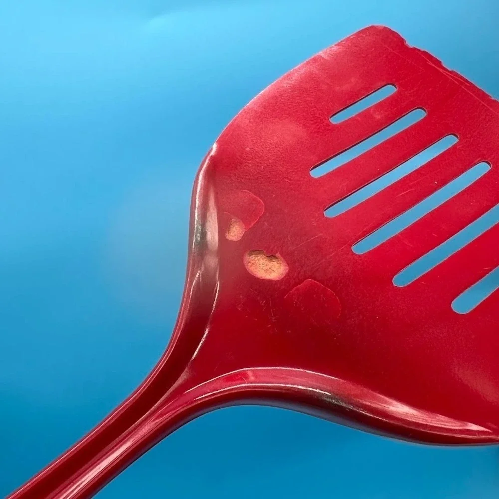 Vintage‎ Melamine Ware Set of 2 Wide Slotted Spatula Flipper Turner RK-170D